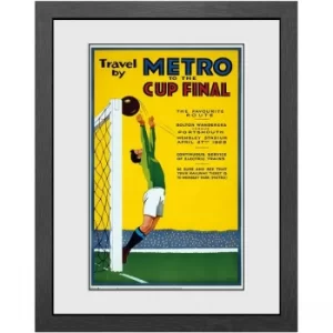 Image of Transport For London Metro To The Cup Final Print
