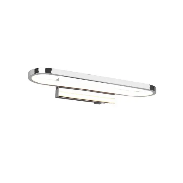 Image of Gianni Modern 40cm Bathroom Wall Lamp Chrome 3000K IP44
