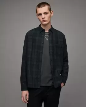 Image of AllSaints Neuhaus Checked Shirt