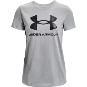 Image of Under Armour UA Sportstyle Graphic Short Sleeve - Grey