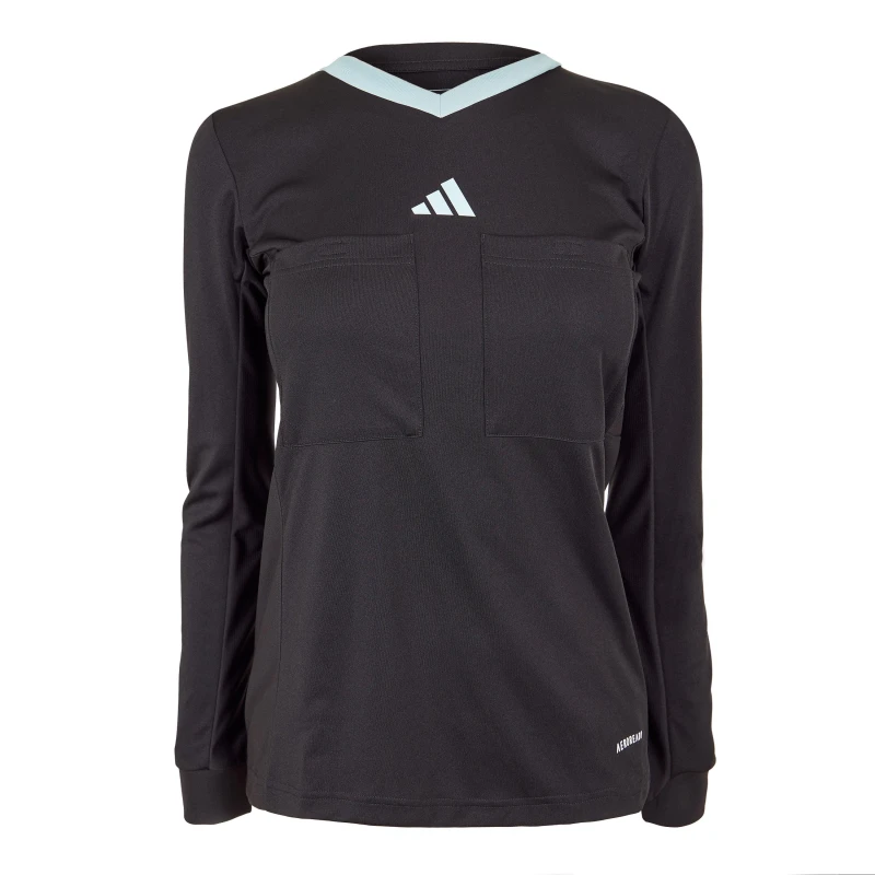 Image of Adidas Ref 22 Jsy Ls Black female 8 (XS)