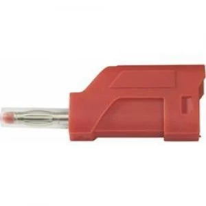 Image of Straight blade plug Plug straight Pin diameter 4mm Red SCI