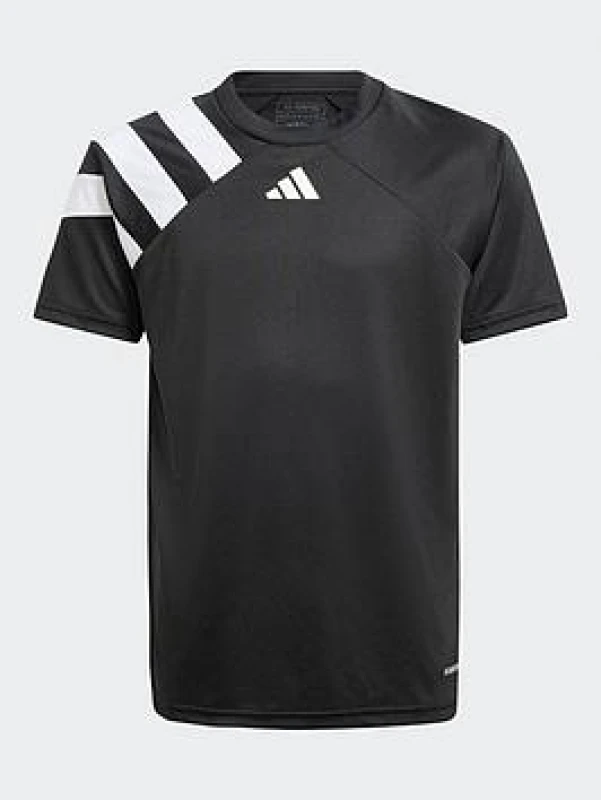 Image of adidas Fortore 23 Football Shirt Juniors - Black 9 - 10 Years
