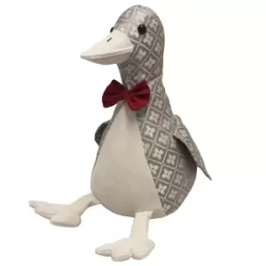 Image of Jacquard Duck Jacquard Door Stop Multicolour