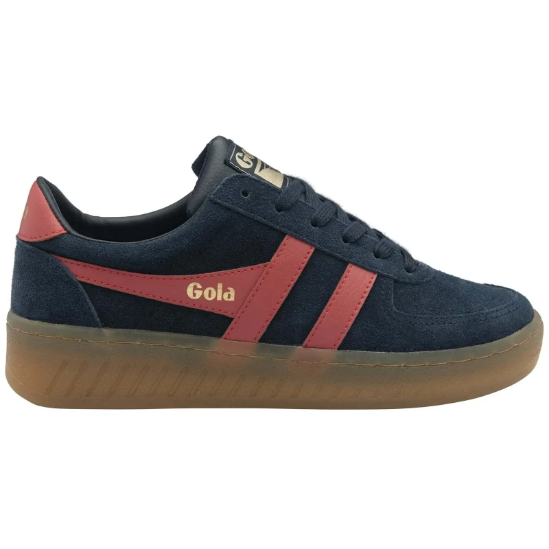 Image of Gola Womens Trainers Gola Grandslam Suede Trainer Bleu Female 38