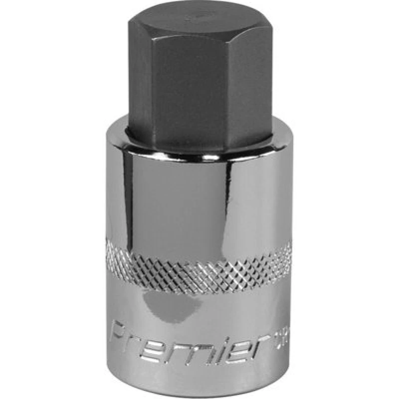 Image of Loops 19mm Forged Hex Socket Bit - 1/2" Square Drive - Chrome Vanadium Wrench Socket Multi