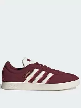 Image of adidas Sportswear Mens VL Court 2.0 Trainers - Red, Burgundy, Size 6, Men