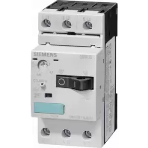 Image of Siemens 3RV1011-1DA10 Circuit breaker 3 makers Adjustment range (amperage): 2.2 - 3.2 A Switching voltage (max.): 690 V AC (W x H x D) 45 x 90 x 81 mm