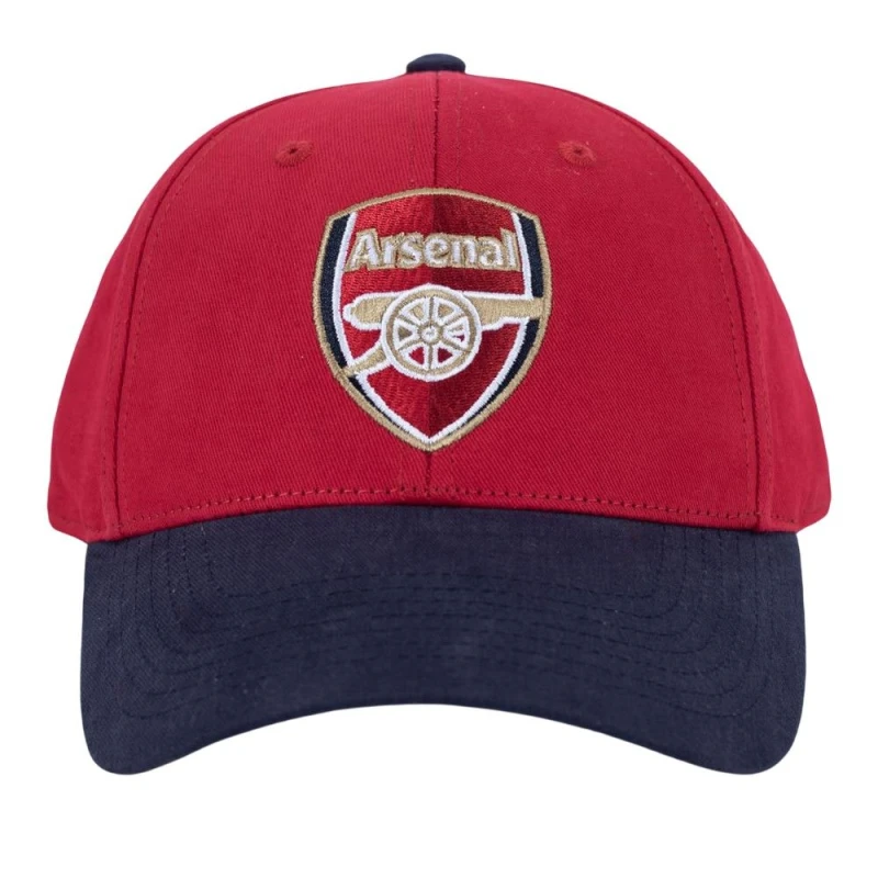 Image of Arsenal FC Two Tone Baseball Cap in Navy Navy Unisex One Size