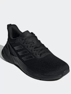 Image of adidas Response Super 2.0 Shoes, Black/Grey, Size 8.5, Men