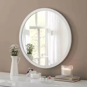 Image of Yearn Mirrors Yearn Classic Round White Mirror 102Cm
