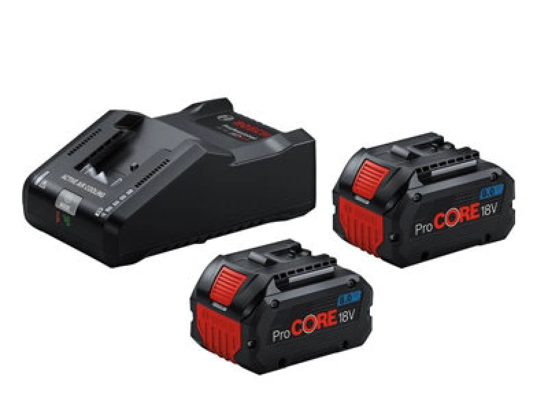 Image of Bosch Pro 18V Starter Set 2 X Procore18V 8.0Ah + Gal 18V-160 Carton 1600A02T5S