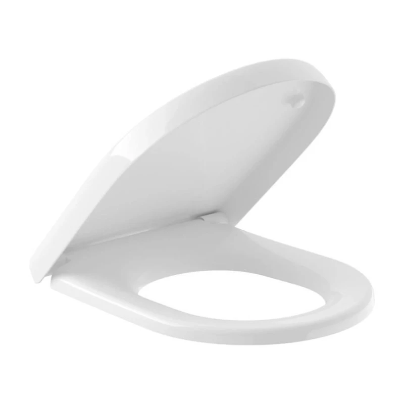 Image of Villeroy & Boch Architectura Round Soft Close Replacement Toilet Seat, White Alpin