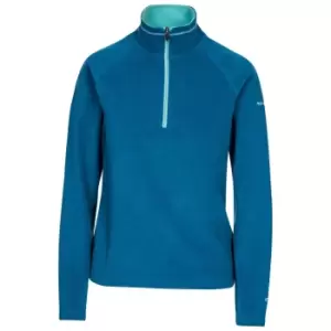 Image of Trespass Womens/Ladies Skylar Fleece Top (XXL) (Cosmic Blue/Marine)