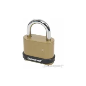 Image of Zinc Alloy Combination Padlock 4-Digit 50mm 472645 - Silverline