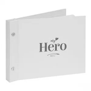 Image of My Hero Embossed 6" x 4" Photo Album