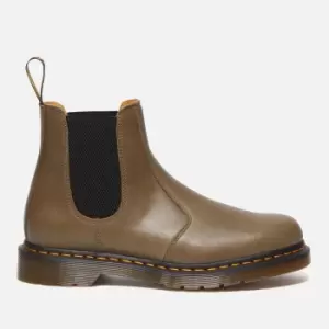 Image of Dr. Martens Mens 2976 Leather Chelsea Boots - Olive - UK 9