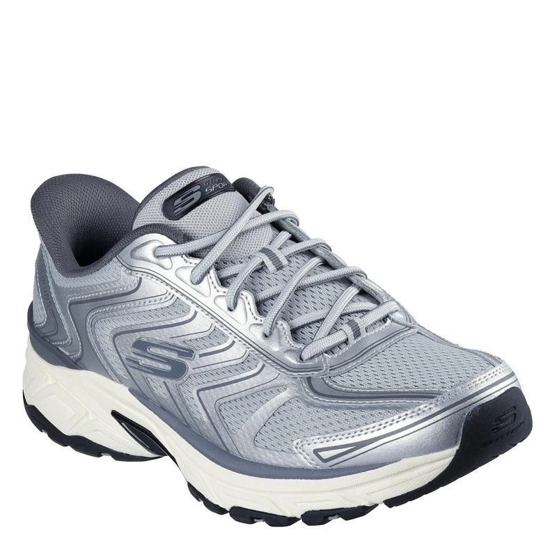 Image of Skechers Slip-ins: Stamina Sport Retro Runners Mens Trainers Slate/Grey male 7 (41)
