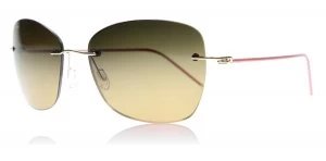 Image of Maui Jim Apapane Sunglasses Gold / Pink MP-SG Polariserade 55mm