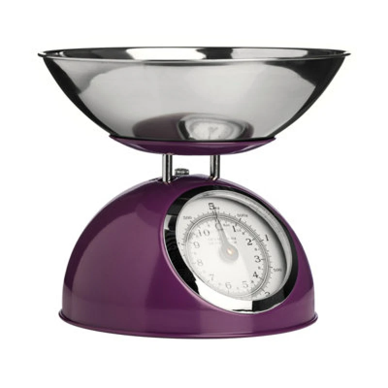 Image of Premier Housewares Kitchen Scale S-S 5kg Half Circle Design Kitchen Scale Purple