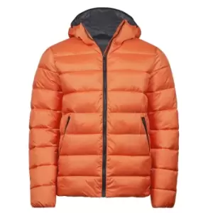 Image of Tee Jays Unisex Adult Lite Hooded Padded Jacket (3XL) (Dusty Orange)