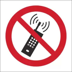 Image of No Mobile Phone, Symbol Only Sign