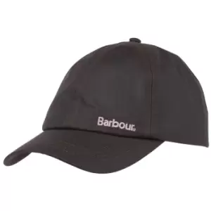 Image of Barbour Belsay Wax Sports Cap Olive/Classic One Size