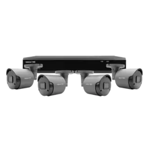 Image of ESP Rekor 8 Channel 1080p HD 4TB CCTV System with 4 Bullet Cameras Grey - RHD8KB4G4TB
