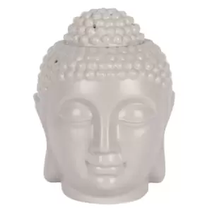 Image of Large Grey Buddha Head Oil Burner