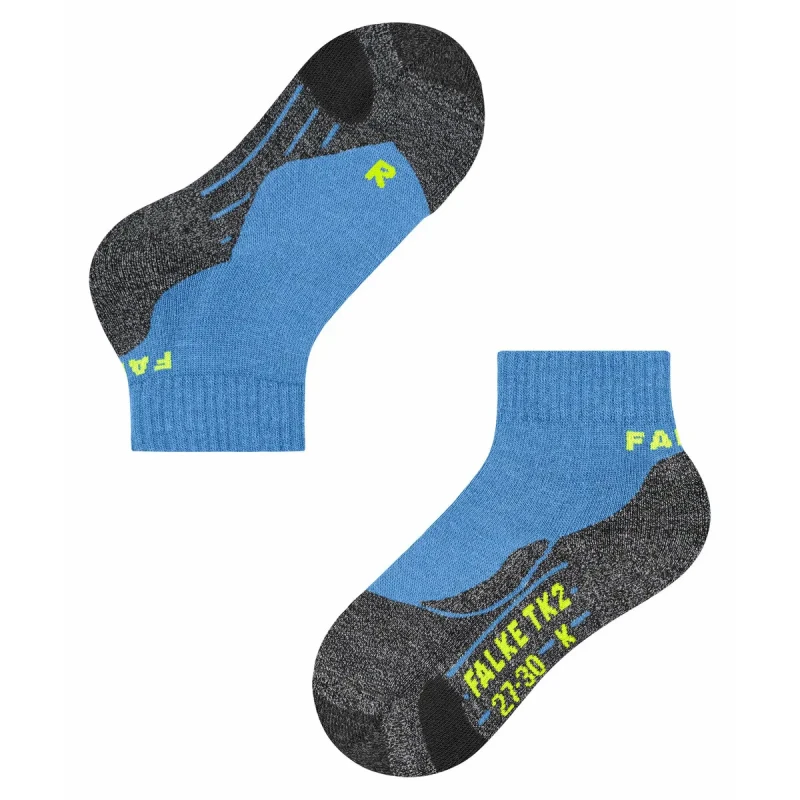 Image of Children's socks Falke TK2 courtes Bleu Unisex 31/34