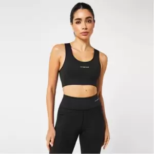 Image of LA Gear Mid Support Sports Bra Womens - Black