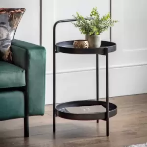 Image of Bath Side Table, Iron Black