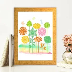 Image of AC469518971 Multicolor Decorative Framed MDF Painting