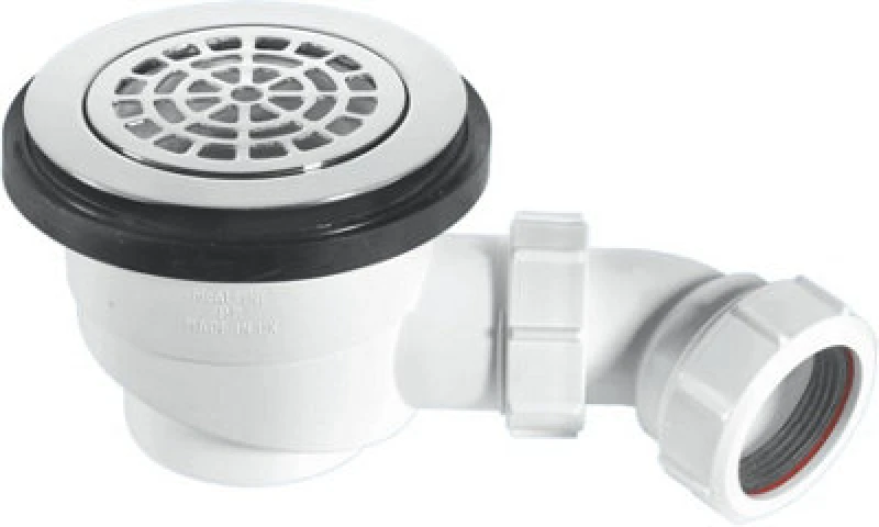 Image of McAlpine ST90CPB-P 90mm x 50mm Water Seal Shower Trap White