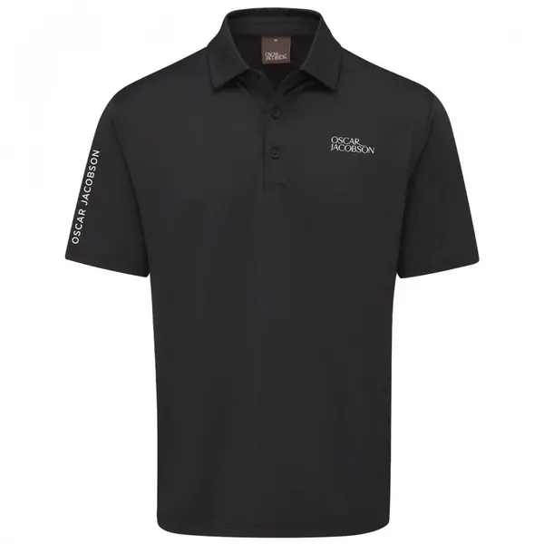 Image of Oscar Jacobson Bullock Tour Polo - Black - L