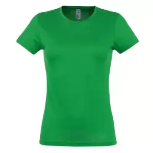 Image of SOLS Womens/Ladies Miss Short Sleeve T-Shirt (L) (Kelly Green)