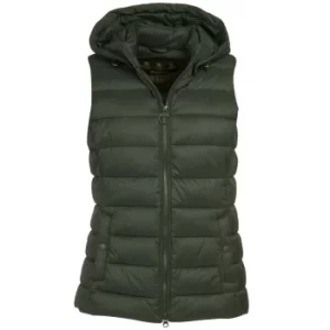 Image of Barbour Womens Shaw Quilted Gilet Sage 8