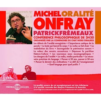 Image of Michel Onfray Et Patrick Fr&eacute;meaux - Oralit&eacute;, Conf&eacute;rence Philosophique CD