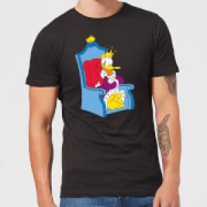 Image of Disney King Donald Mens T-Shirt - Black - S