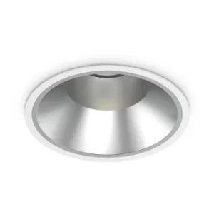 Image of Ideal Lux Round Recessed Downlight White, 4000K, 42W