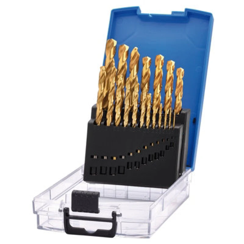 Image of Draper 19 Piece HSS TiN Drill Bit Set DBTS2