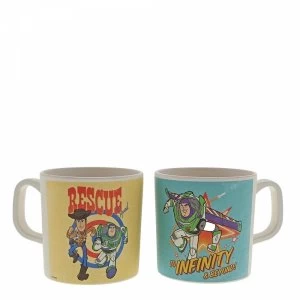 Image of Woody and Buzz (Toy Story) Bamboo Mug Set