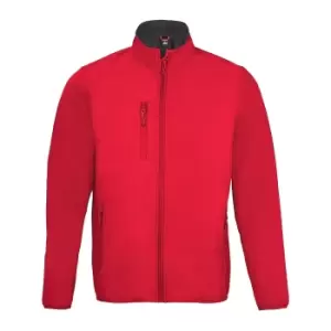 Image of SOLS Mens Radian Soft Shell Jacket (XL) (Pepper Red)
