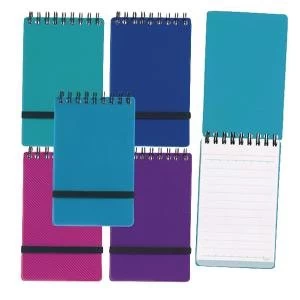 Image of Snopake Noteguard Notebook 76 x 127mm Assorted Pack of 5 14324