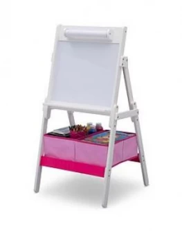 Image of Mysize Mysize Double Sided Easel With Storage - White/Pink