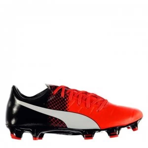 Image of Puma Evo Power 3.3 FG Football Boots - Red/Black