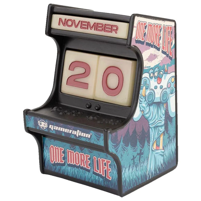 Image of Gameration Arcade 3D Perpetual Calendar