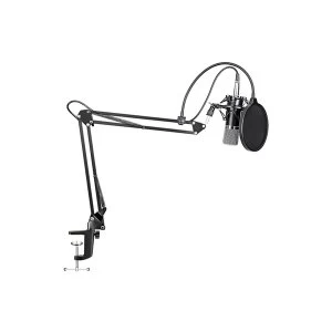 Image of Maono Studio XLR Microphone Kit with Spring Loaded Boom Arm and Pop Filter