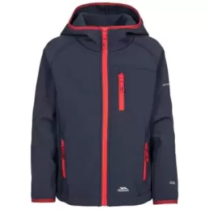 Image of Trespass Childrens/Kids Kian Softshell Jacket (5/6 Years) (Navy)