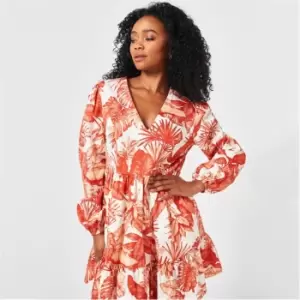 Image of Biba Collar Dress - Multi